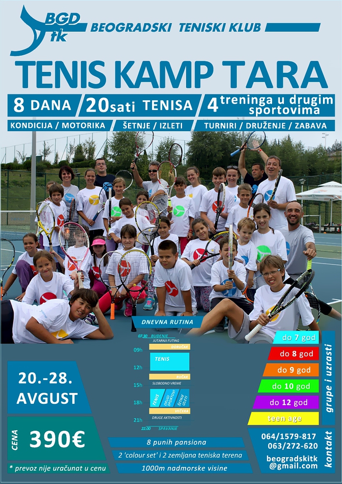 Tenis kamp Tara